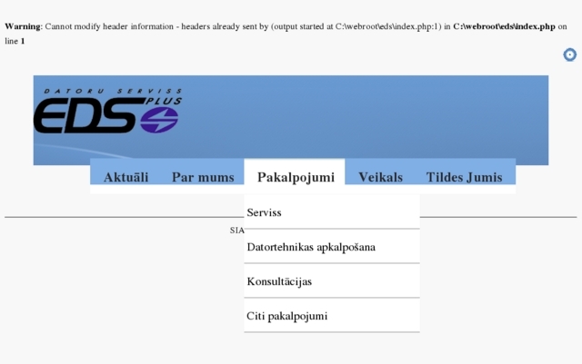 EDS Plus datoru serviss, SIA